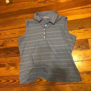Purple Nike golf shirt